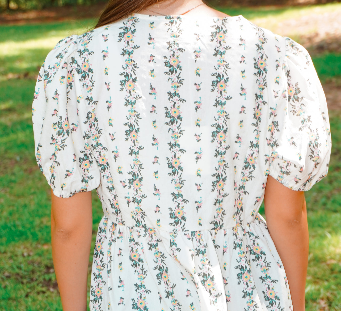 The Garden Party Tie Front Top