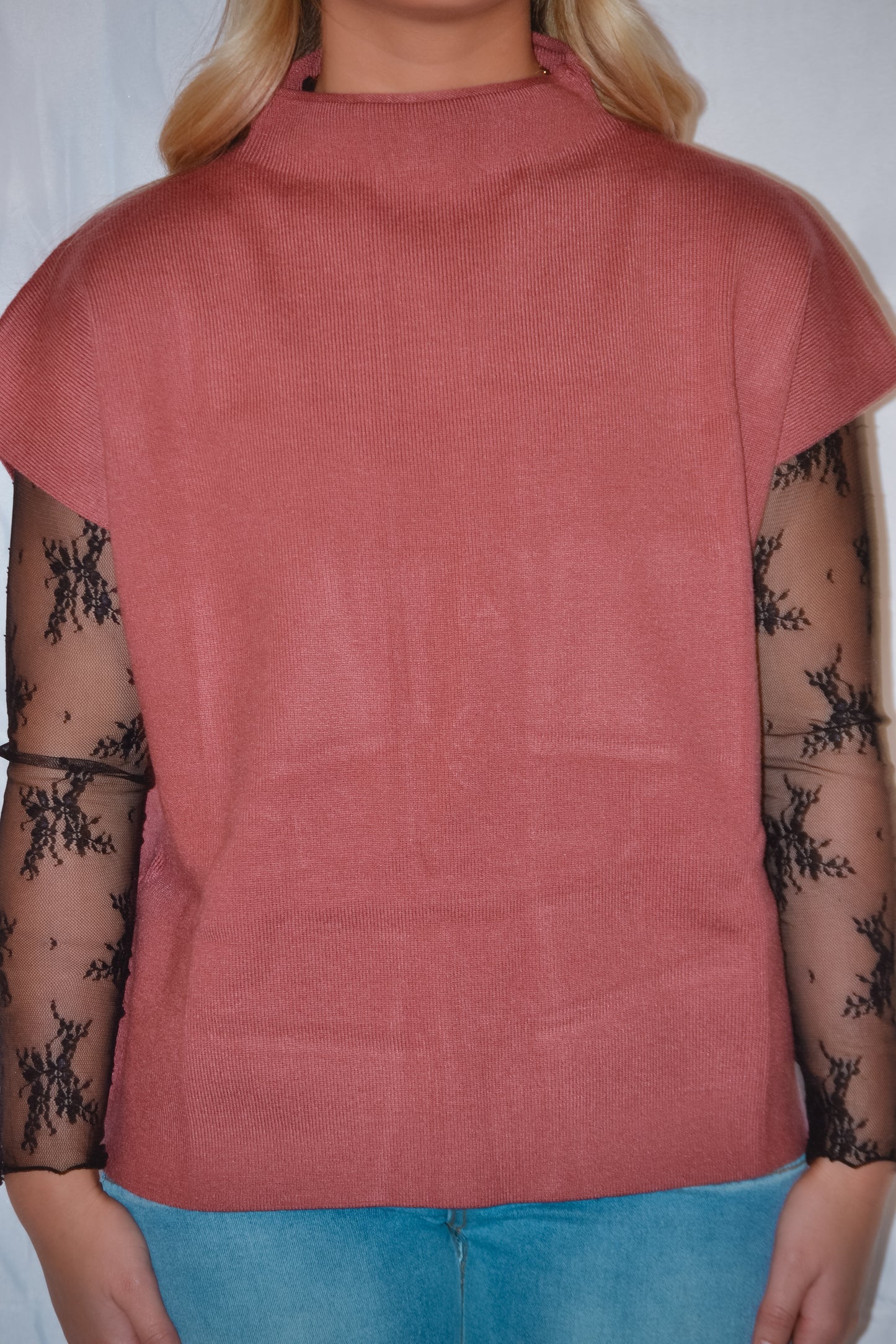 Dusty Rose Layering Top