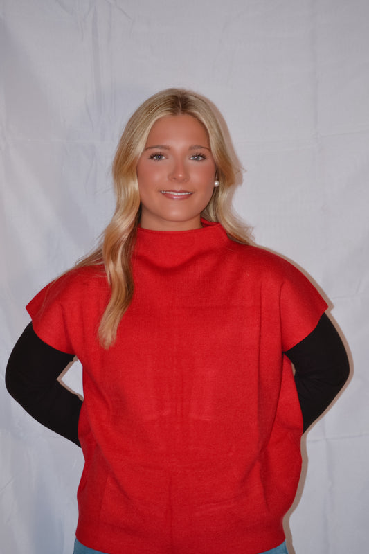 The Scarlet Layering Top