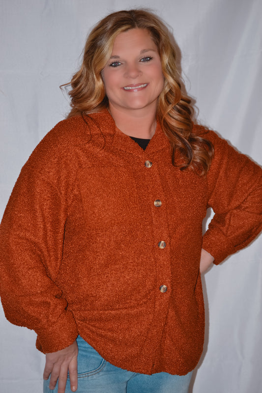 Bourbon Button Down Shacket