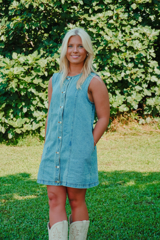 The Lainey Denim Dress