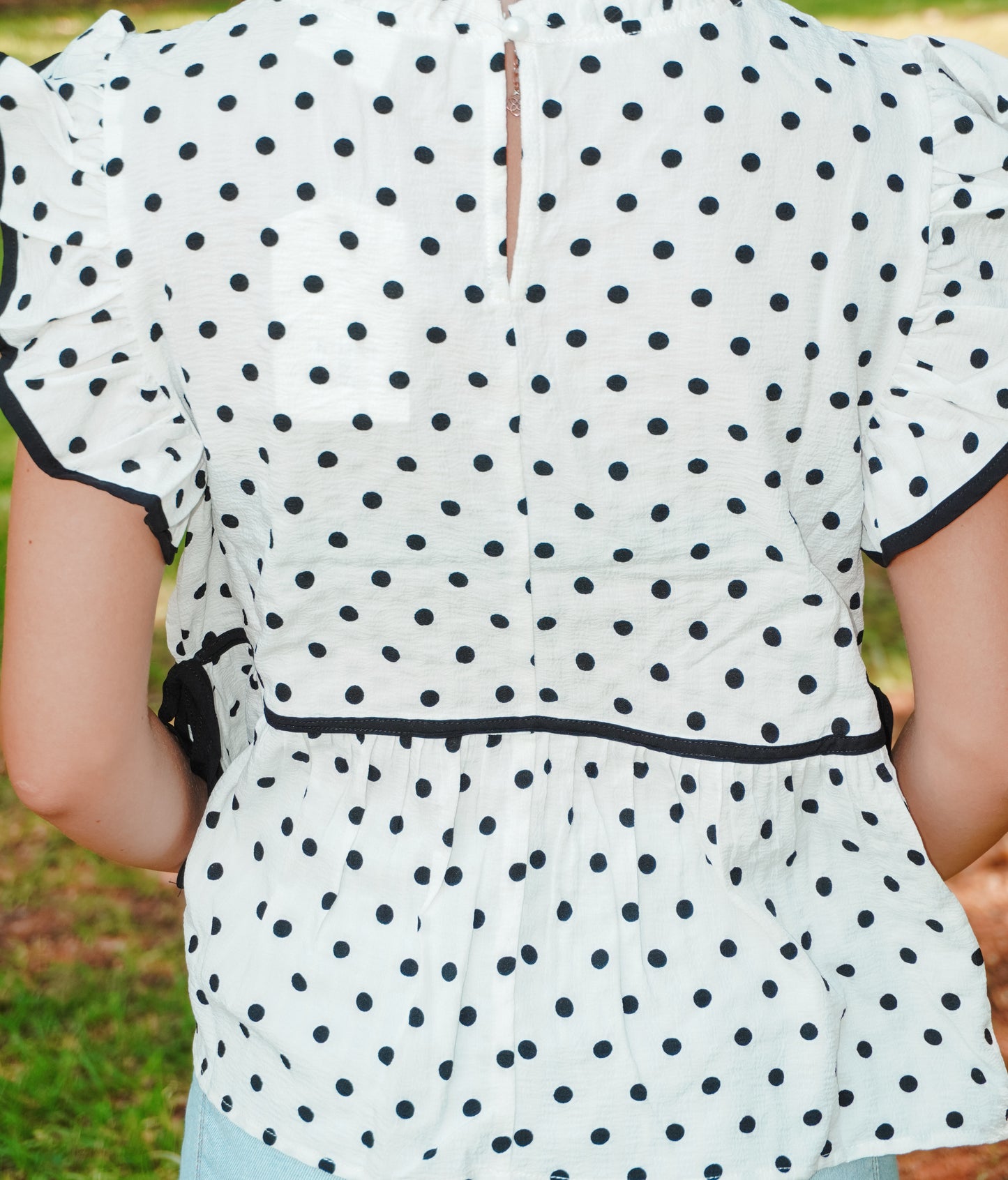 Timeless Charm Polka Dot Top