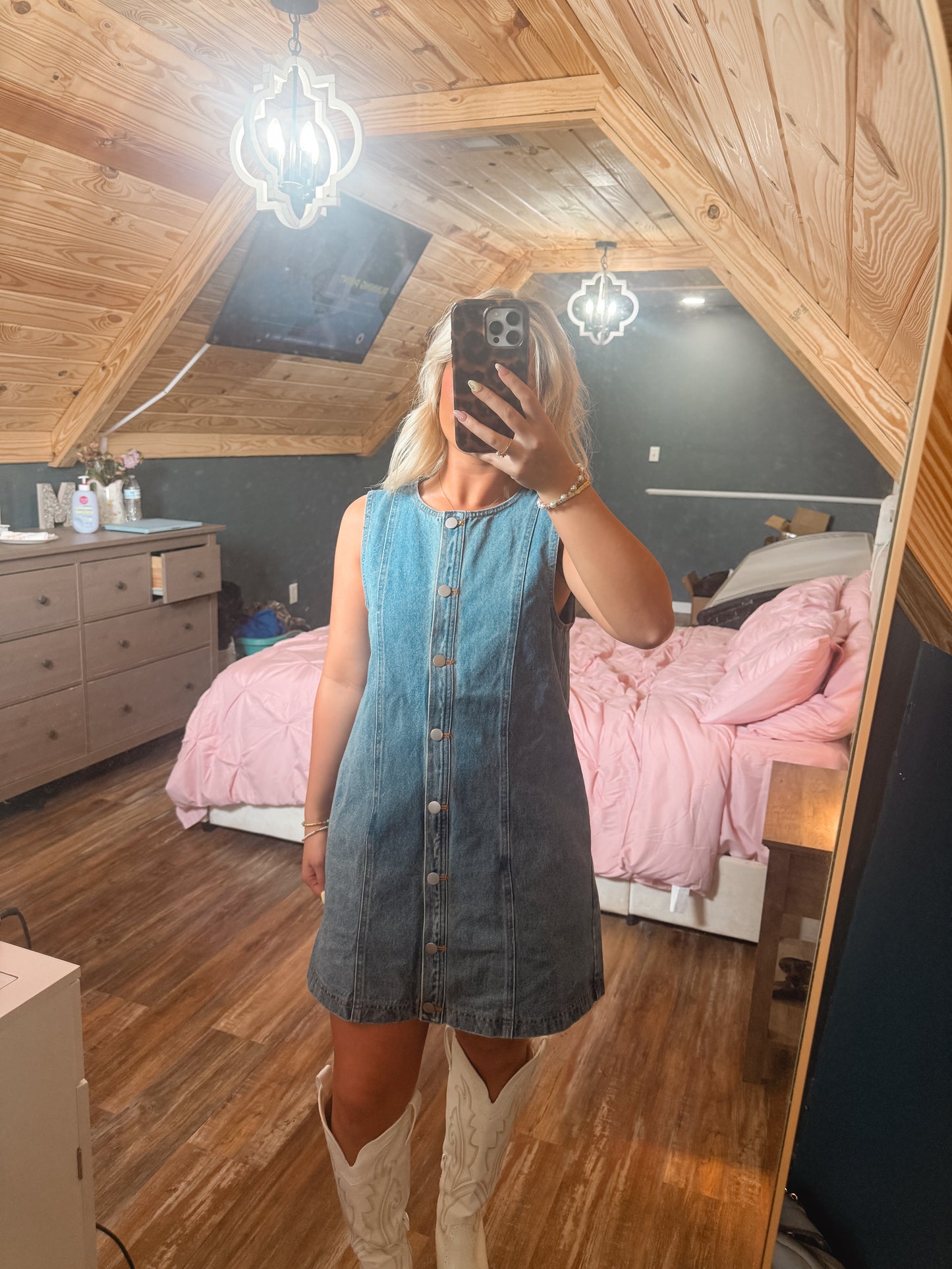 The Lainey Denim Dress