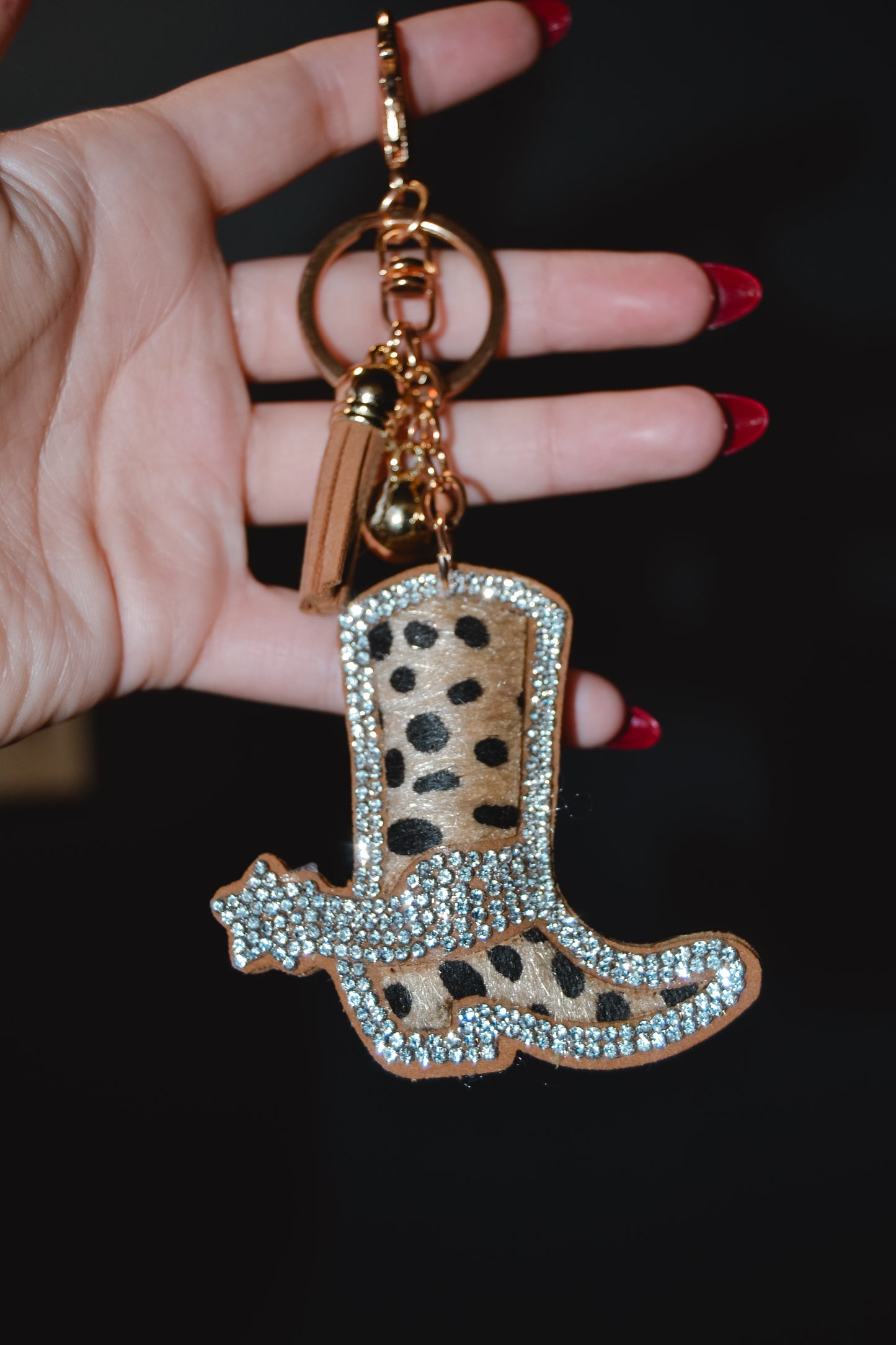 Cowgirl Chic Boot Keychain