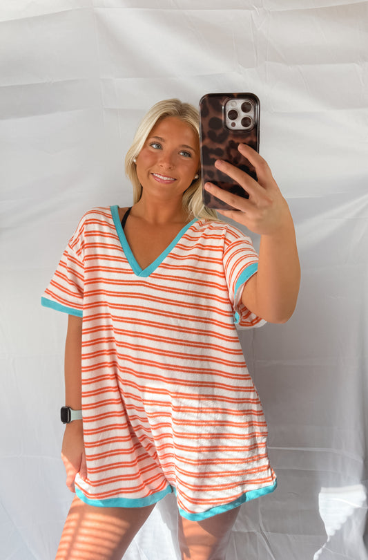 Coastal Stripe Romper